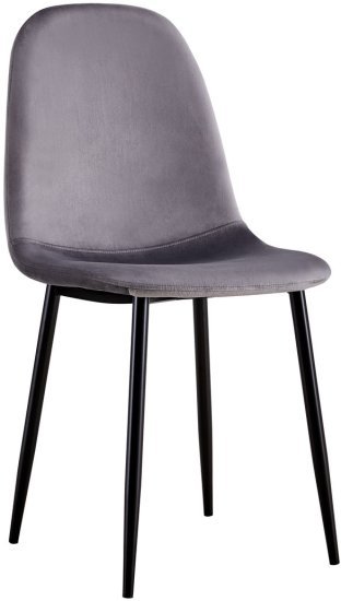 סט 4 כיסאות לפינת אוכל דגם Alin מבית Ramos - צבע אפור כהה