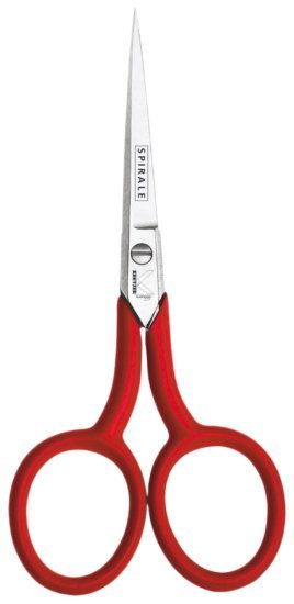 מספריים מחודדים לרקמה 15 ס''מ דגם Spirale מבית Kretzer Solingen - צבע אדום