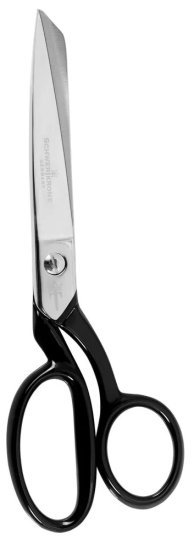 מספריים מקצועיים לחייטים 20 ס''מ Schwertkrone Solingen - ידיות בצבע שחור לכה