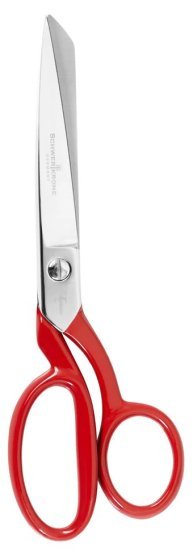 מספריים מקצועיים לחייטים 20 ס''מ Schwertkrone Solingen - ידיות בצבע אדום לכה