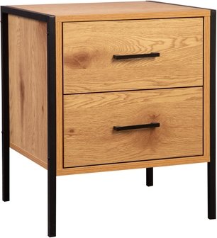 שידת לילה דגם עתי מבית Ramos - צבע אורן בהיר