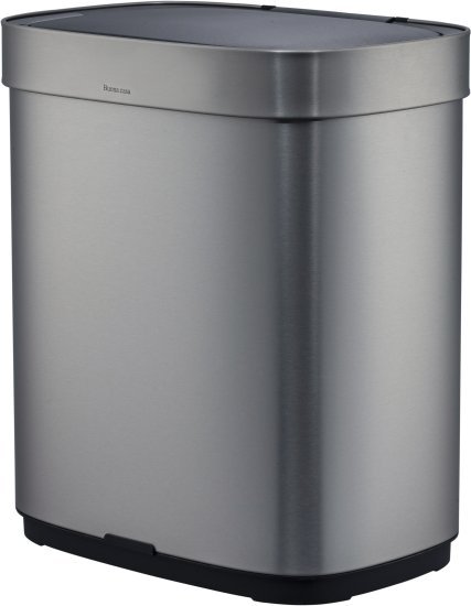 פח סנסור חכם 50 ליטר Buona Casa - כסוף מטאלי
