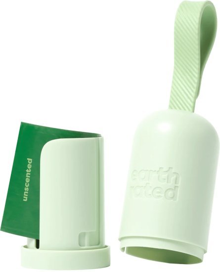 דיספנר לרצועה לכלב + 15 שקיות לאיסוף צואת כלבים מבית Earth Rated