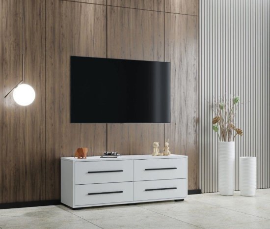 מזנון מעוצב לסלון דגם Siena מבית Tudo Design - צבע לבן