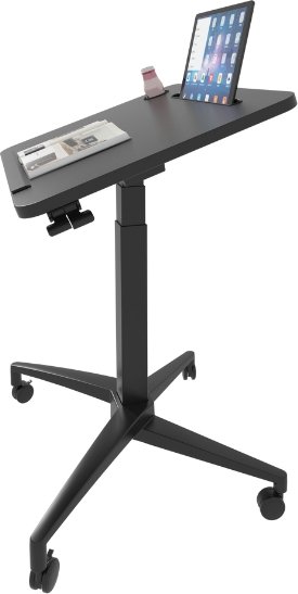 שולחן פניאומטי מתכוונן דגם Mini Black מבית Keisar - צבע שחור