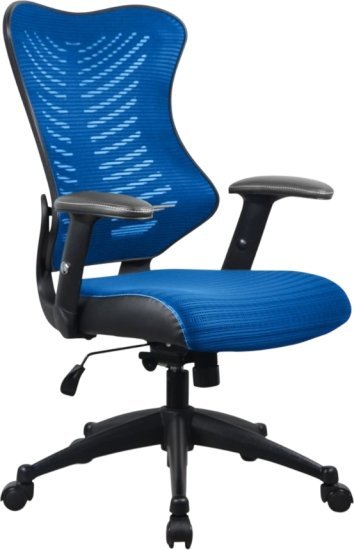 כיסא משרדי דגם POSITIVE מבית Dr.Gav - צבע כחול