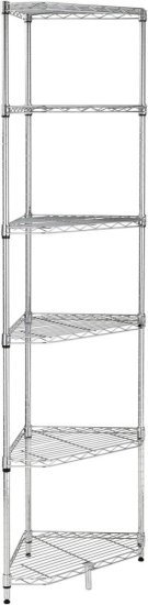 מעמד אחסון פינתי 6 מדפים ממתכת Honey Can Do