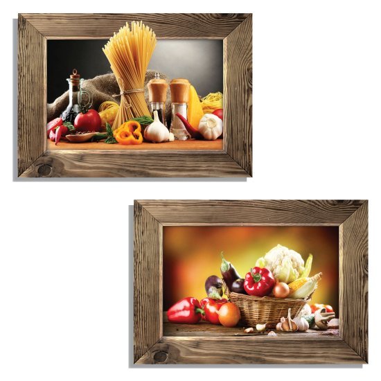 סט 2 מדבקות קיר 32x45 ס''מ מבית נישה קונספט - פסטה