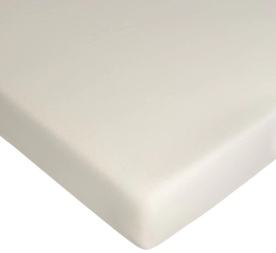 סדין למיטת תינוק / מיטת מעבר עשוי 100% כותנה מבית Lorens - צבע אופוויט
