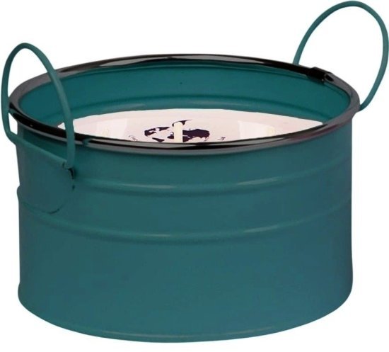 חביתוש XL - נר דוחה יתושים דקורטיבי מבית Greenplace - עד 36 שעות בעירה - צבע ירוק - לשימוש חיצוני בלבד