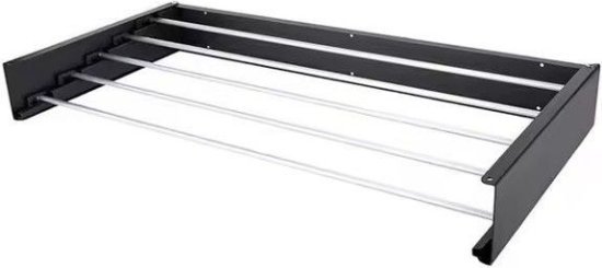 מתלה ייבוש כביסה מתקפל דגם Emily מבית Star Shop - שחור