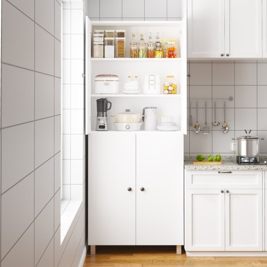 ארון שירות גבוה דגם Kayo מבית StarShop - צבע לבן