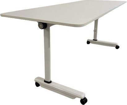 שולחן משרדי מתקפל 120x70 ס''מ דגם Sydney מבית Ergotop - צבע לבן