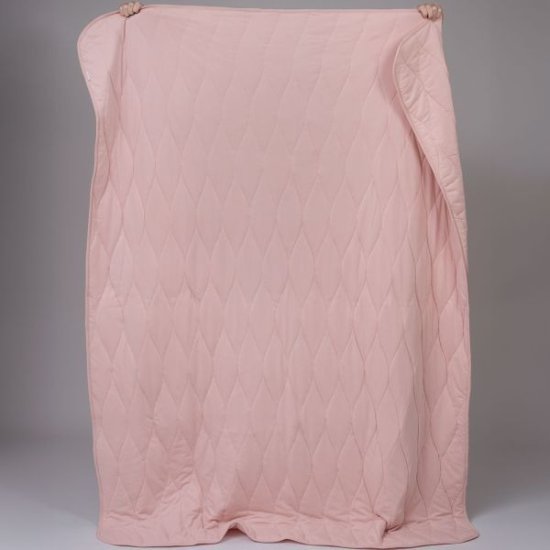 שמיכת קיץ ג'רסי 100% כותנה 150x200 ס''מ דגם Scott מבית Vardinon - ורוד