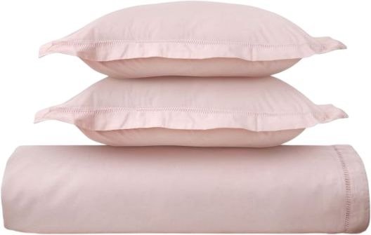 סט מצעים 4 חלקים 100% כותנה מצרית 160x200 ס''מ דגם Cleopatra מבית Vardinon - ורוד