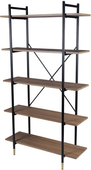 יחידת מדפים מעוצבת ודקורטיבית דגם Madrid מבית Brand Direct - בגוון עץ