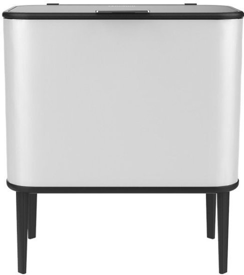 פח אשפה טאץ’ 60 ליטר דגם BinaBin מבית Fennoma - לבן