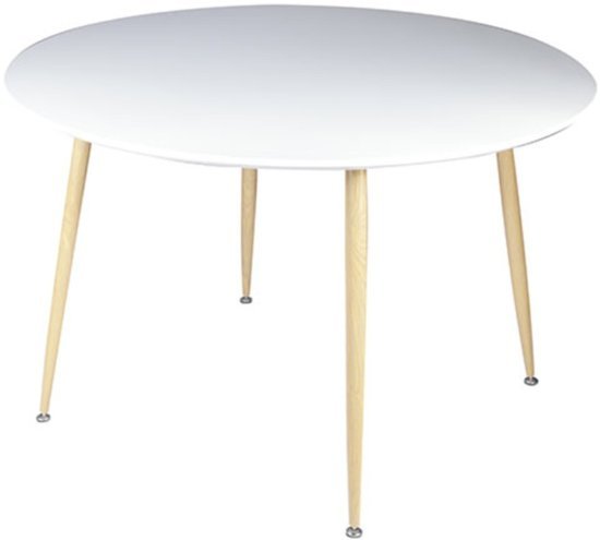 שולחן עגול לפינת אוכל דגם Vigo מבית Brand Direct - גוון לבן
