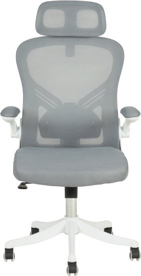 כיסא מחשב משרדי מתכוונן מבית Step Up - דגם 7005 - צבע אפור / לבן