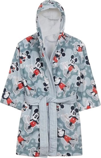 חלוקי רחצה לילדים 100% כותנה לגילאי 8-10 מבית Homestyle - מיקי מאוס