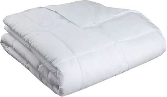 שמיכת מזגן (קיצית) זוגית 200x220 ס''מ דגם Briza מבית Homestyle - צבע לבן