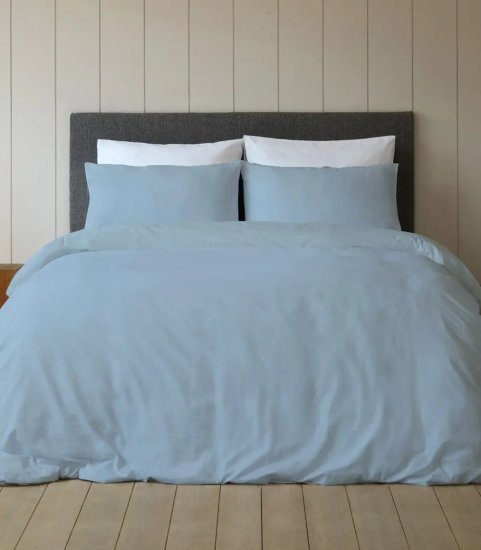 סדין 100% כותנה למיטה בגודל 90x200 ס''מ סדרת Mix And Match מבית Homestyle - תכלת