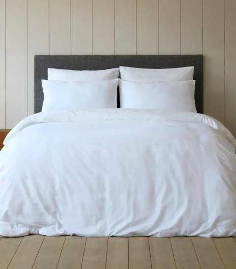 סדין 100% כותנה למיטה בגודל 90x200 ס''מ סדרת Mix And Match מבית Homestyle - לבן