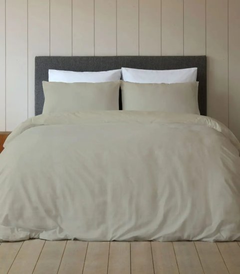 סדין 100% כותנה למיטה בגודל 120x200 ס''מ סדרת Mix And Match מבית Homestyle - בז'