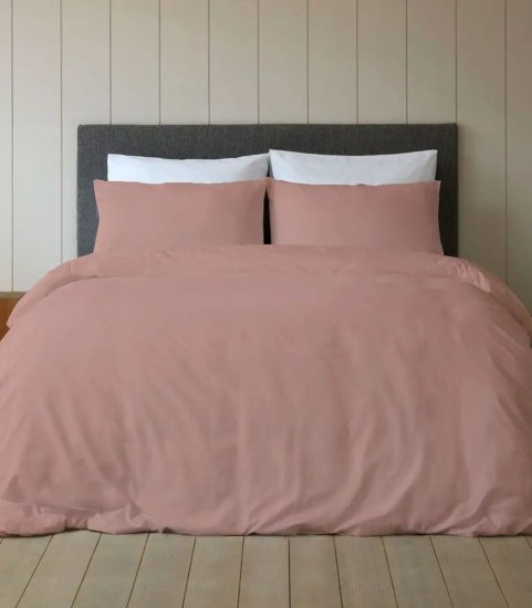 סדין 100% כותנה למיטה בגודל 160x200 ס''מ סדרת Mix And Match מבית Homestyle - ורוד
