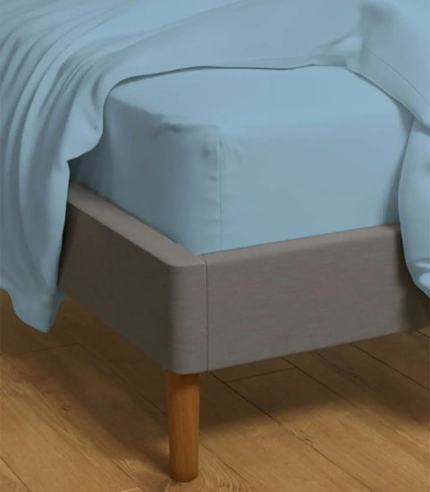 סדין 100% כותנה למיטה בגודל 160x200 ס''מ סדרת Mix And Match מבית Homestyle - תכלת