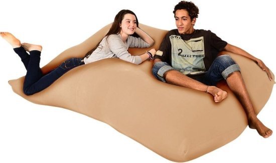 יוגיפוף דאבל 160x180 ס''מ מבית מילגה - צבע קפוצ'ינו