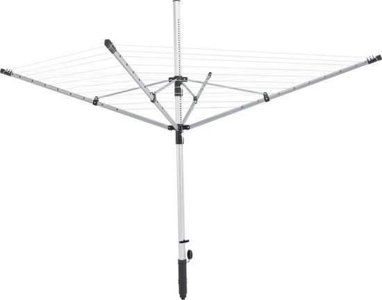 מתקן ייבוש כביסה קרוסלה Leifheit Linolift 500 - כולל כיסוי