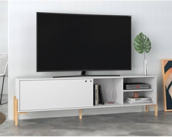 מזנון טלוויזיה דגם Martin מבית Bradex - צבע לבן