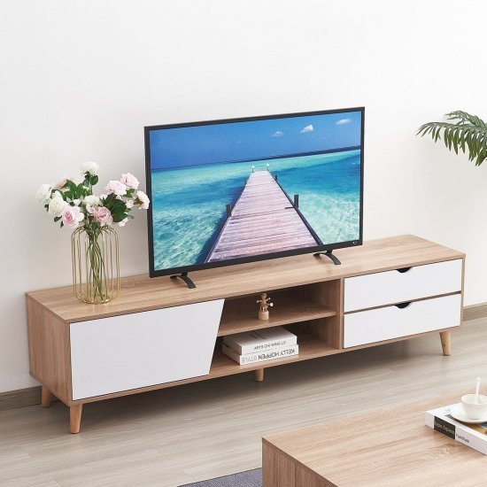 מזנון טלוויזיה דגם Serenac מבית Bradex - צבע אורן