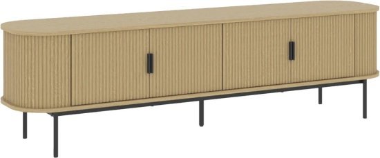 מזנון טלוויזיה מעוצב באורך 180 ס”מ דגם 4080 מבית Step Up - צבע אלון