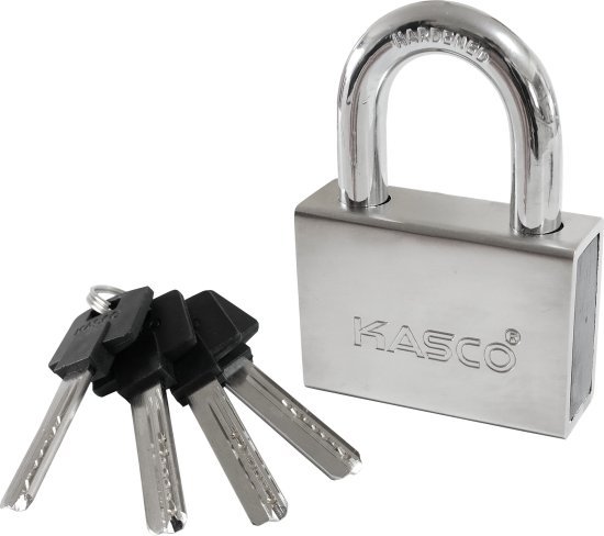 מנעול תלייה 16 מ''מ + 4 מפתחות Kasco Heavy Duty K-TL16