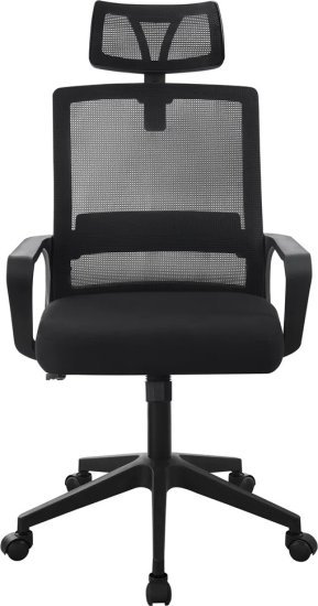 כיסא מחשב משרדי מתכוונן מבית Step Up - דגם 7017 - צבע שחור