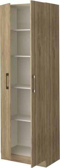 ארון שירות 5 מדפים ו-2 דלתות דגם Lola מבית Bradex - צבע אורן