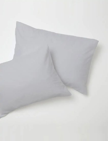 סט מצעים למיטה זוגית 160x200 ס''מ דגם בית מלון מבית ערד טקסטיל - צבע אפור בהיר