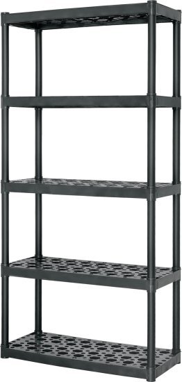 כוננית פלסטיק 5 מדפים עד 70 ק''ג למדף Truper