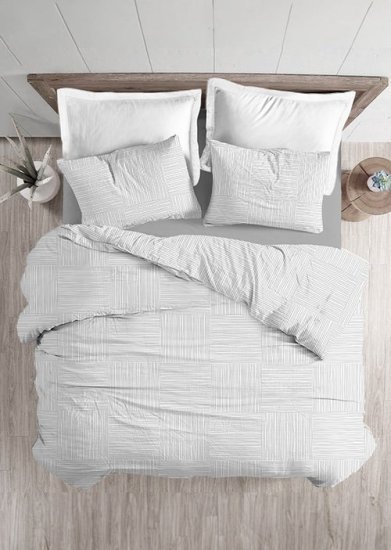 סט מצעים ג'רסי 100% כותנה 160x200 ס''מ דגם ליסבון מבית Homestyle