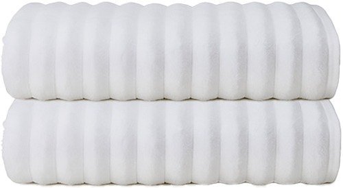 2 מגבות גוף ענקיות 100% כותנה 90x140 ס''מ דגם הדסון מבית Homestyle - צבע לבן