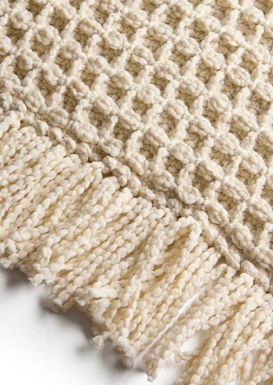 שטיח לרצפה 60x90 ס''מ דגם וואפל מבית Homestyle - צבע קרם