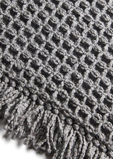 שטיח לרצפה 70x120 ס''מ דגם וואפל מבית Homestyle - צבע אפור כהה