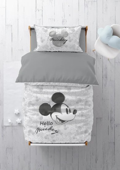 סט מצעים 3 חלקים 100% כותנה 70x130 ס''מ מבית Homestyle - הלו מיקי