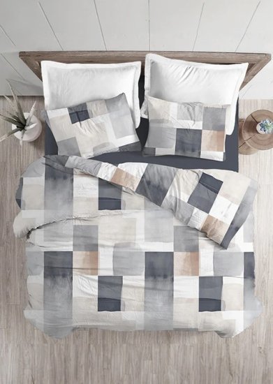 סט מצעים 3 חלקים 100% מיקרופלנל 90x200 ס''מ מבית Homestyle - דגם Rimon