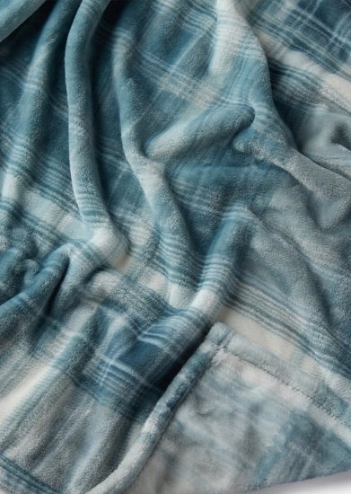 כרבולית מיקרופלנל 127x152 ס''מ דגם אנה מבית Homestyle - צבע כחול