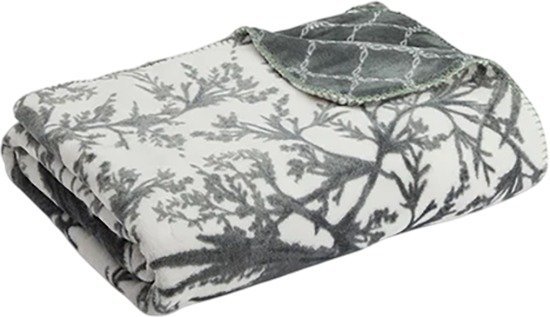 שמיכת חורף יחיד מיקרופלנל 150x200 ס''מ דגם אמילי מבית Homestyle - צבע ירוק