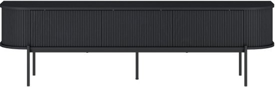 מזנון טלוויזיה מעוצב באורך 180 ס”מ דגם TV4081 מבית Step Up - צבע שחור