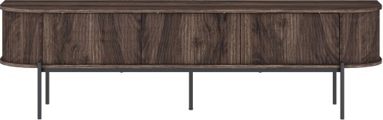 מזנון טלוויזיה מעוצב באורך 180 ס”מ דגם TV4081 מבית Step Up - צבע אגוז